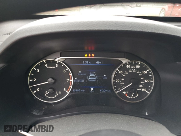 2022 Nissan Altima 2.5 SV with VIN 1N4BL4DV3NN371120, listed as a Copart auction lot 50398535 with 35,906 mi miles and Salvage Title. Bid and sale history available at carsss.com. Image 9.