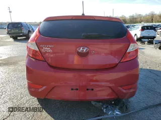 2017 Hyundai Accent SE with VIN KMHCT5AE4HU334236, listed as a Copart auction lot 45478255 with 148,845 mi miles and Non Repairable. Bid and sale history available at carsss.com. Image 6.
