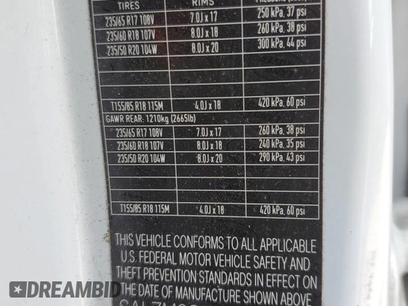 2020 Land Rover Range Rover Evoque R-Dynamic HSE z VIN SALZM2GX5LH025470, wystawiony jako Copart lot #65219365 z przebiegiem 110 833 mil mil oraz Czysty tytuł • Clean title. Historia ofert i sprzedaży dostępna na DreamBid. Obrazek 13.