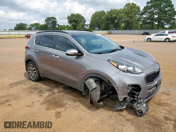 2018 Kia Sportage EX with VIN KNDPN3AC7J7431647, listed as a Copart auction lot 59490795 with 72,840 mi miles and Salvage title. Bid and sale history available at DreamBid. Image 4.