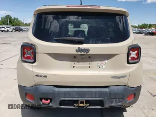 2017 Jeep Renegade Trailhawk with VIN ZACCJBCBXHPE97129, listed as a Copart auction lot 57259825 with 71,380 mi miles and Non repairable. Bid and sale history available at DreamBid. Image 6.