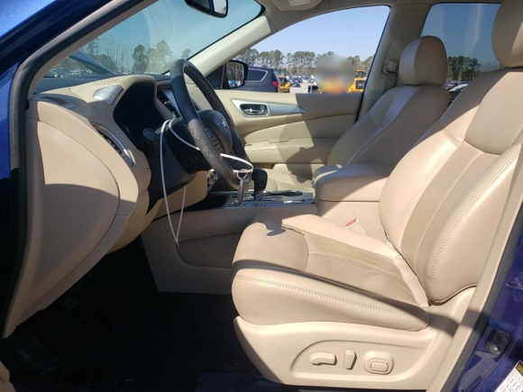 2017 Nissan Pathfinder SV with VIN 5N1DR2MN7HC901932, listed as a Copart auction lot 48744555 with 87,055 mi miles and Clean Title. Bid and sale history available at carsss.com. Image 7.