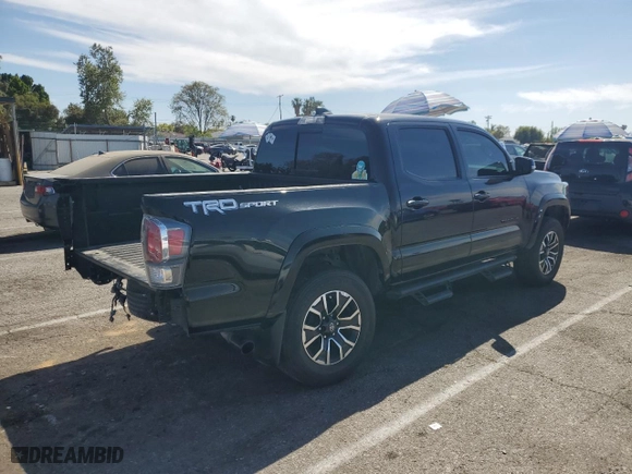 2023 Toyota Tacoma 2WD SR5 with VIN 3TMAZ5CN6PM203688, listed as a Copart auction lot 53055555 with 23,976 mi miles and Salvage Title. Bid and sale history available at carsss.com. Image 3.