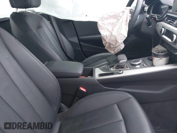 2017 Audi A4 Season of Audi Premium with VIN WAUDNAF46HN041781, listed as a IAAI auction lot 41649884 with 46,823 mi miles. Bid and sale history available at carsss.com. Image 5.