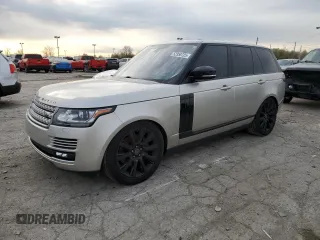 2015 Land Rover Range Rover Supercharged z VIN SALGS2TF1FA242134, wystawiony jako Copart lot #52358725 z przebiegiem Nie podano mil oraz Czysty tytuł • Clean title. Historia ofert i sprzedaży dostępna na DreamBid. Obrazek 1.