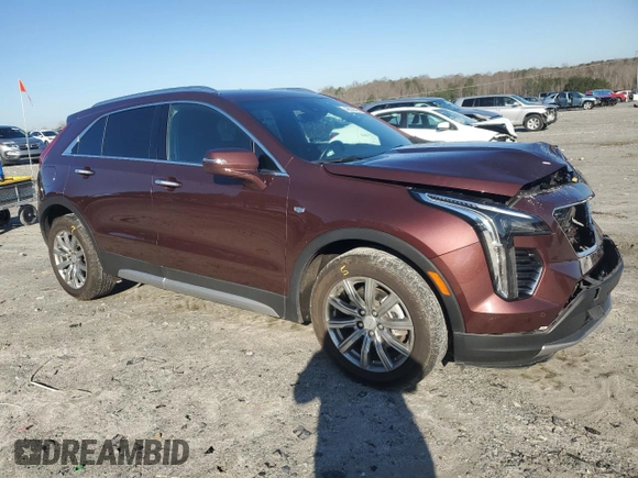 2023 Cadillac XT4 FWD Premium Luxury with VIN 1GYFZCR49PF125491, listed as a Copart auction lot 48508095 with 60,245 mi miles and Salvage Title. Bid and sale history available at carsss.com. Image 4.