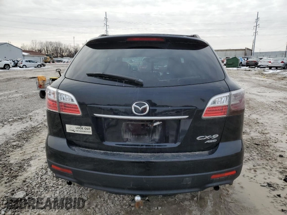 2011 Mazda CX-9 Grand Touring with VIN JM3TB3DA9B0316583, listed as a Copart auction lot 45943295 with 166,442 mi miles and Salvage Title. Bid and sale history available at DreamBid. Image 6.