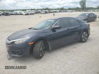 2016 Honda Civic EX-L with VIN 19XFC1F78GE025175, listed as a Copart auction lot 60495995 with 134,499 mi miles and Salvage title. Bid and sale history available at DreamBid. Image 1.