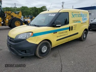 2015 Ram ProMaster City Cargo Tradesman z VIN ZFBERFATXF6A89899, wystawiony jako Copart lot #57068735 z przebiegiem 178 123 mil mil oraz Szkoda całkowita • Salvage title. Historia ofert i sprzedaży dostępna na DreamBid. Obrazek 1.