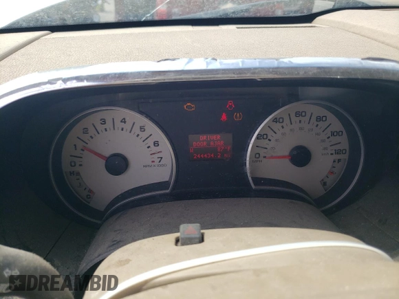 2009 Ford Explorer Eddie Bauer with VIN 1FMEU74E29UA37934, listed as a Copart auction lot 57884275 with 244,434 mi miles and Salvage title. Bid and sale history available at DreamBid. Image 9.