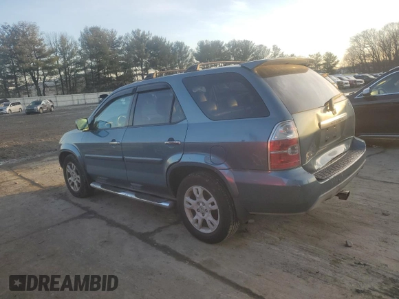 2005 Acura MDX Touring with VIN 2HNYD18935H501137, listed as a Copart auction lot 43550095 with 272,602 mi miles and Salvage Title. Bid and sale history available at carsss.com. Image 2.