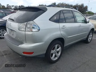 2005 Lexus RX 330 with VIN JTJGA31UX50053808, listed as a IAAI auction lot 42130220 with 187,292 mi miles. Bid and sale history available at carsss.com. Image 4.