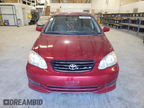 2003 Toyota Corolla CE with VIN 1NXBR32E63Z161048, listed as a Copart auction lot 83226694 with 299,999 mi miles and Salvage Title. Bid and sale history available at DreamBid. Image 5.