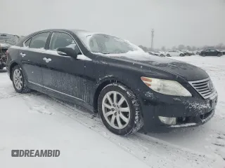 2012 Lexus LS 460 with VIN JTHCL5EF2C5012817, listed as a Copart auction lot 46099745 with 117,922 mi miles and Salvage title. Bid and sale history available at DreamBid. Image 4.
