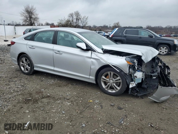 2018 Hyundai Sonata SEL with VIN 5NPE34AF9JH635309, listed as a Copart auction lot 50212795 with 71,998 mi miles and Salvage Title. Bid and sale history available at DreamBid. Image 4.