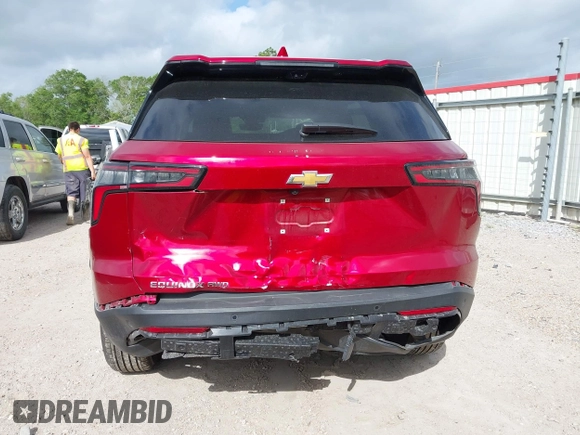 2025 Chevrolet Equinox AWD LT with VIN 3GNAXPEGXSL209502, listed as a IAAI auction lot 41885681 with 9,064 mi miles. Bid and sale history available at carsss.com. Image 6.