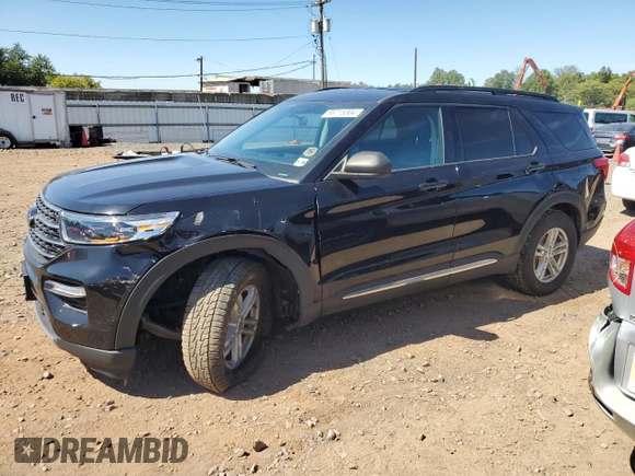 2021 Ford Explorer XLT z VIN 1FMSK8DH1MGB10047, wystawiony jako Copart lot #69715304 z przebiegiem 67 194 mil mil oraz Szkoda całkowita • Salvage title. Historia ofert i sprzedaży dostępna na DreamBid. Obrazek 1.