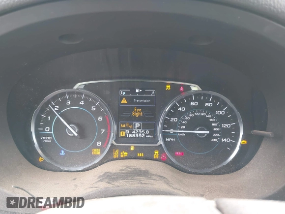 2017 Subaru Forester Touring with VIN JF2SJAWCXHH501702, listed as a IAAI auction lot 42080564 with 188,392 mi miles and . Bid and sale history available at DreamBid. Image 7.
