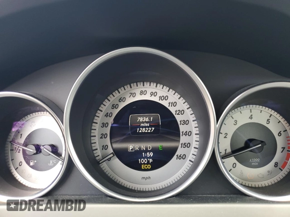 2013 Mercedes-Benz C 300 Sport with VIN WDDGF8AB9DR281282, listed as a Copart auction lot 62653125 with 128,227 mi miles and Salvage title. Bid and sale history available at DreamBid. Image 9.