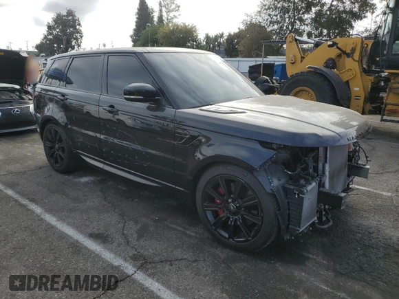 2019 Land Rover Range Rover Sport HSE Dynamic with VIN SALWV2SVXKA419141, listed as a Copart auction lot 79052744 with 58,605 mi miles and Salvage Title. Bid and sale history available at carsss.com. Image 4.