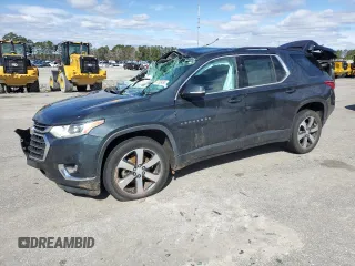 2019 Chevrolet Traverse LT Leather with VIN 1GNERHKW2KJ188598, listed as a Copart auction lot 47639495 with 63,099 mi miles and Salvage Title. Bid and sale history available at carsss.com. Image 1.
