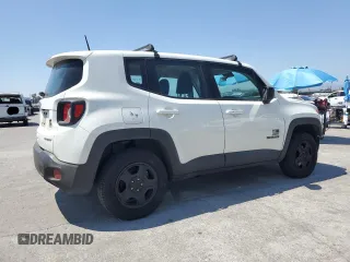 2018 Jeep Renegade Sport with VIN ZACCJBAB2JPJ53896, listed as a Copart auction lot 62912805 with 105,214 mi miles and Salvage title. Bid and sale history available at DreamBid. Image 3.