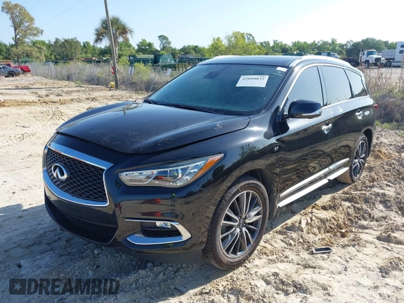 2020 Infiniti QX60 Pure with VIN 5N1DL0MN4LC539573, listed as a IAAI auction lot 42010032 with 104,507 mi miles and . Bid and sale history available at DreamBid. Image 17.