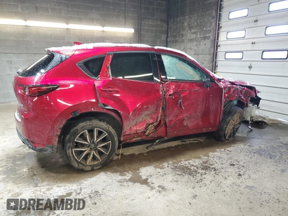 2018 Mazda CX-5 Grand Touring with VIN JM3KFBDM6J0444685, listed as a Copart auction lot 41602675 with 75,488 mi miles and Salvage Title. Bid and sale history available at carsss.com. Image 3.
