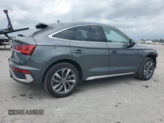 2023 Audi Q5 Sportback S line Premium with VIN WA14AAFY8P2074065, listed as a Copart auction lot 56874145 with 16,659 mi miles and Salvage title. Bid and sale history available at DreamBid. Image 3.