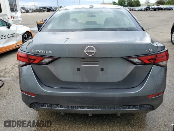 2024 Nissan Sentra SV with VIN 3N1AB8CV7RY354799, listed as a Copart auction lot 55519525 with 21,175 mi miles and Clean Title. Bid and sale history available at DreamBid. Image 6.