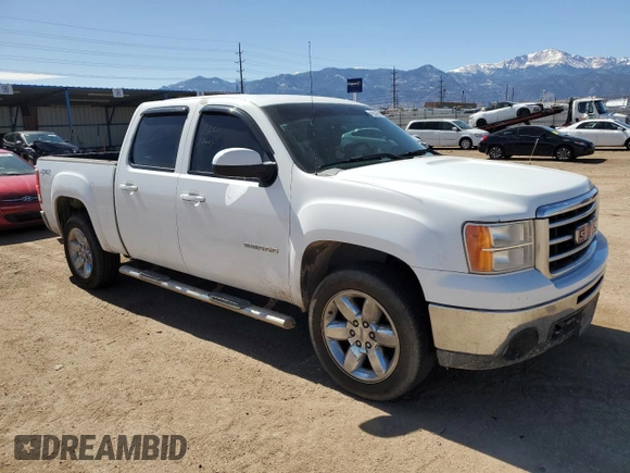 2013 GMC Sierra 1500 SLT with VIN 3GTP2WE76DG247865, listed as a Copart auction lot 48549805 with Not provided miles and Salvage title. Bid and sale history available at DreamBid. Image 4.