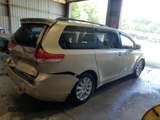 2011 Toyota Sienna XLE with VIN 5TDDK3DC7BS009764, listed as a Copart auction lot 59179775 with 197,145 mi miles and Salvage title. Bid and sale history available at DreamBid. Image 3.
