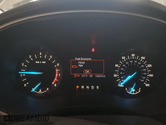 2013 Ford Fusion SE with VIN 3FA6P0H79DR339858, listed as a Copart auction lot 61156225 with 106,676 mi miles and Salvage title. Bid and sale history available at DreamBid. Image 9.