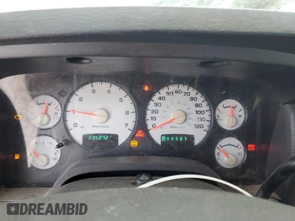 2005 Dodge 2500 ST with VIN 3D7KR28D95G754444, listed as a Copart auction lot 42228675 with 235,272 mi miles and Clean Title. Bid and sale history available at DreamBid. Image 9.