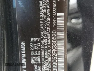 2015 BMW M4 with VIN WBS3R9C52FK330520, listed as a Copart auction lot 68379264 with 60,983 mi miles and Salvage Title. Bid and sale history available at carsss.com. Image 15.