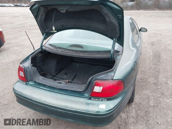 2000 Mercury Sable LS Premium with VIN 1MEFM55S6YA632821, listed as a IAAI auction lot 41927587 with 172,600 mi miles. Bid and sale history available at carsss.com. Image 6.