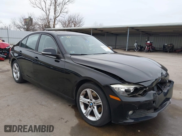2013 BMW 3 Series 320i with VIN WBA3B1C51DK129473, listed as a IAAI auction lot 41591999 with 80,389 mi miles. Bid and sale history available at carsss.com. Image 1.