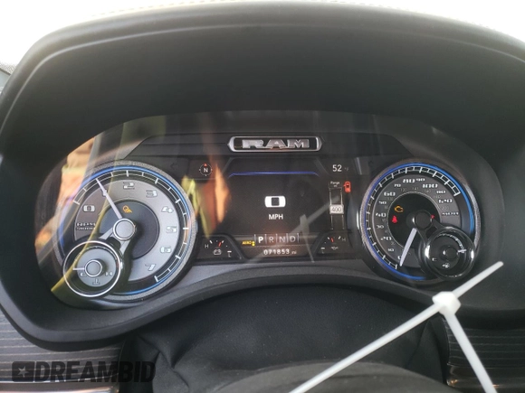 2019 Ram 1500 Limited with VIN 1C6SRFPT5KN652904, listed as a Copart auction lot 74026914 with 71,853 mi miles and Salvage title. Bid and sale history available at DreamBid. Image 9.