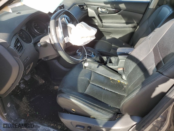 2017 Nissan Rogue SL with VIN 5N1AT2MV7HC882979, listed as a Copart auction lot 48570395 with 116,444 mi miles and Salvage Title. Bid and sale history available at carsss.com. Image 7.