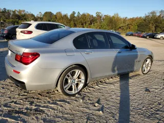 2015 BMW 7 Series 750i with VIN WBAYA8C53FGK19778, listed as a Copart auction lot 77258684 with 34,535 mi miles and Salvage title. Bid and sale history available at DreamBid. Image 3.