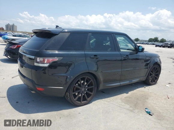 2016 Land Rover Range Rover Sport SE with VIN SALWG2VF4GA579974, listed as a Copart auction lot 59532115 with 90,259 mi miles and Salvage title. Bid and sale history available at DreamBid. Image 3.