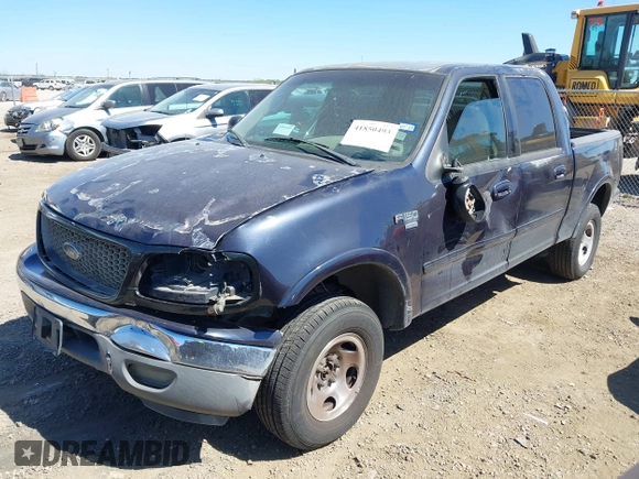 2001 Ford F-150 SuperCrew XLT with VIN 1FTRW08W81KF01853, listed as a IAAI auction lot 41850493 with 1 mi miles. Bid and sale history available at carsss.com. Image 17.