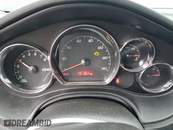2007 Pontiac G6 G6 with VIN 1G2ZG58B674263431, listed as a Copart auction lot 43956905 with 151,066 mi miles and Salvage title. Bid and sale history available at DreamBid. Image 9.