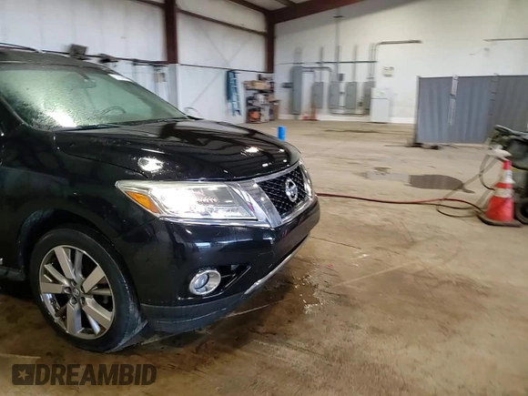 2013 Nissan Pathfinder Platinum with VIN 5N1AR2MM3DC637659, listed as a Copart auction lot 57296695 with 146,829 mi miles and Salvage title. Bid and sale history available at DreamBid. Image 15.