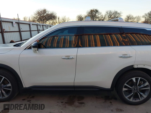 2024 Infiniti QX60 Luxe with VIN 5N1DL1FRXRC335701, listed as a IAAI auction lot 41243510 with 13,462 mi miles and . Bid and sale history available at DreamBid. Image 15.