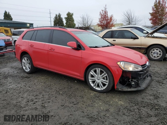 2015 Volkswagen Golf SportWagen TDI SEL with VIN 3VWCA7AU5FM510223, listed as a Copart auction lot 80114794 with 85,654 mi miles and Salvage Title. Bid and sale history available at carsss.com. Image 4.