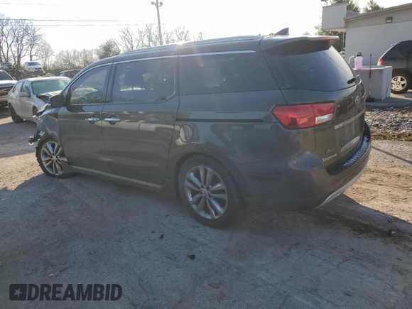 2018 Kia Sedona SX-L with VIN KNDME5C16J6394039, listed as a Copart auction lot 84510944 with 127,694 mi miles and Salvage Title. Bid and sale history available at carsss.com. Image 2.