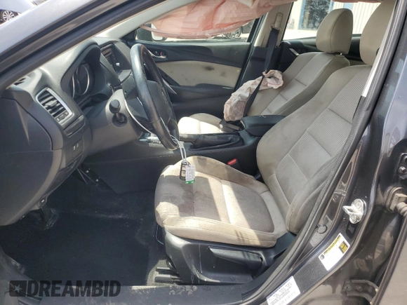 2015 Mazda 6 i Sport with VIN JM1GJ1U59F1219422, listed as a Copart auction lot 54201285 with 202,686 mi miles and Salvage Title. Bid and sale history available at DreamBid. Image 7.