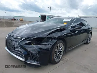 2020 Lexus LS 500 with VIN JTHD51FF1L5011017, listed as a IAAI auction lot 42061399 with 31,341 mi miles and . Bid and sale history available at DreamBid. Image 22.