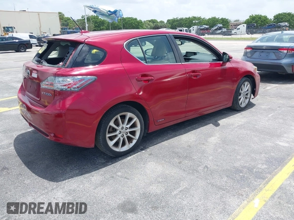 2013 Lexus CT 200h with VIN JTHKD5BH4D2134161, listed as a IAAI auction lot 42501508 with 227,626 mi miles and . Bid and sale history available at DreamBid. Image 4.